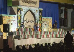 مراسم تشییع شهدای گمنام در مصلی ساری برگزار شد