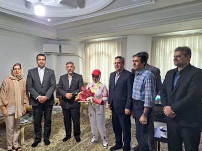 ️تجلیل مسئولان استان از قهرمانان المپیک ویژه خانم آرزو شهمیری و آقای حامد تورانی