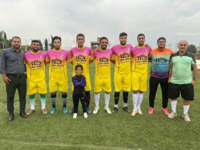 قهرمانی تیم ساریان املاک لنگر در مسابقات مینی فوتبال محلات جام ایرانیان ساری