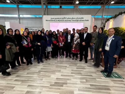 فعالان گردشگری مازندران از هفدهمین نمایشگاه بین المللی گردشگری و صنایع وابسته بازدید کردند