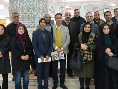 خبرنگاران مازندران از نمایشگاه بین المللی مطبوعات ایران بازدید کردند /تصاویر