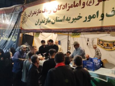 خدمترسانی دادستان مرکز مازندران به زائران حسینی در موکب اوقاف استان در سامرا