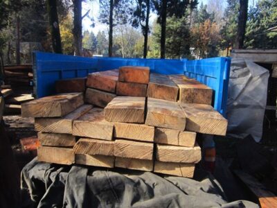 2 تن چوب جنگلي قاچاق در ساري  کشف شد