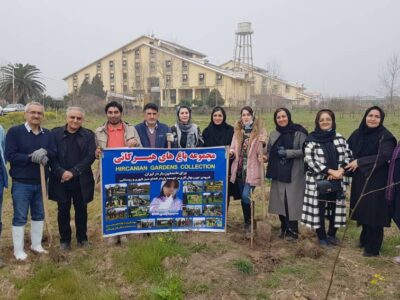 کاشت ۱۰۰اصله نهال با هدف کمک به سرسبزی مازندران