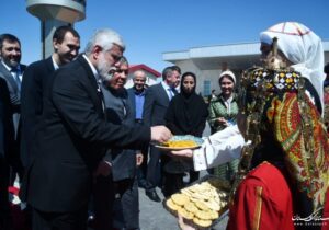 رئیس جمهور تاتارستان روسیه وارد گلستان شد