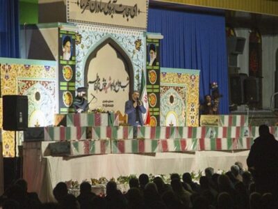 مراسم تشییع شهدای گمنام در مصلی ساری برگزار شد