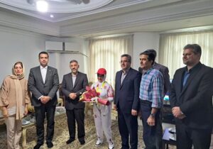 ️تجلیل مسئولان استان از قهرمانان المپیک ویژه خانم آرزو شهمیری و آقای حامد تورانی