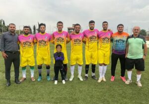 قهرمانی تیم ساریان املاک لنگر در مسابقات مینی فوتبال محلات جام ایرانیان ساری