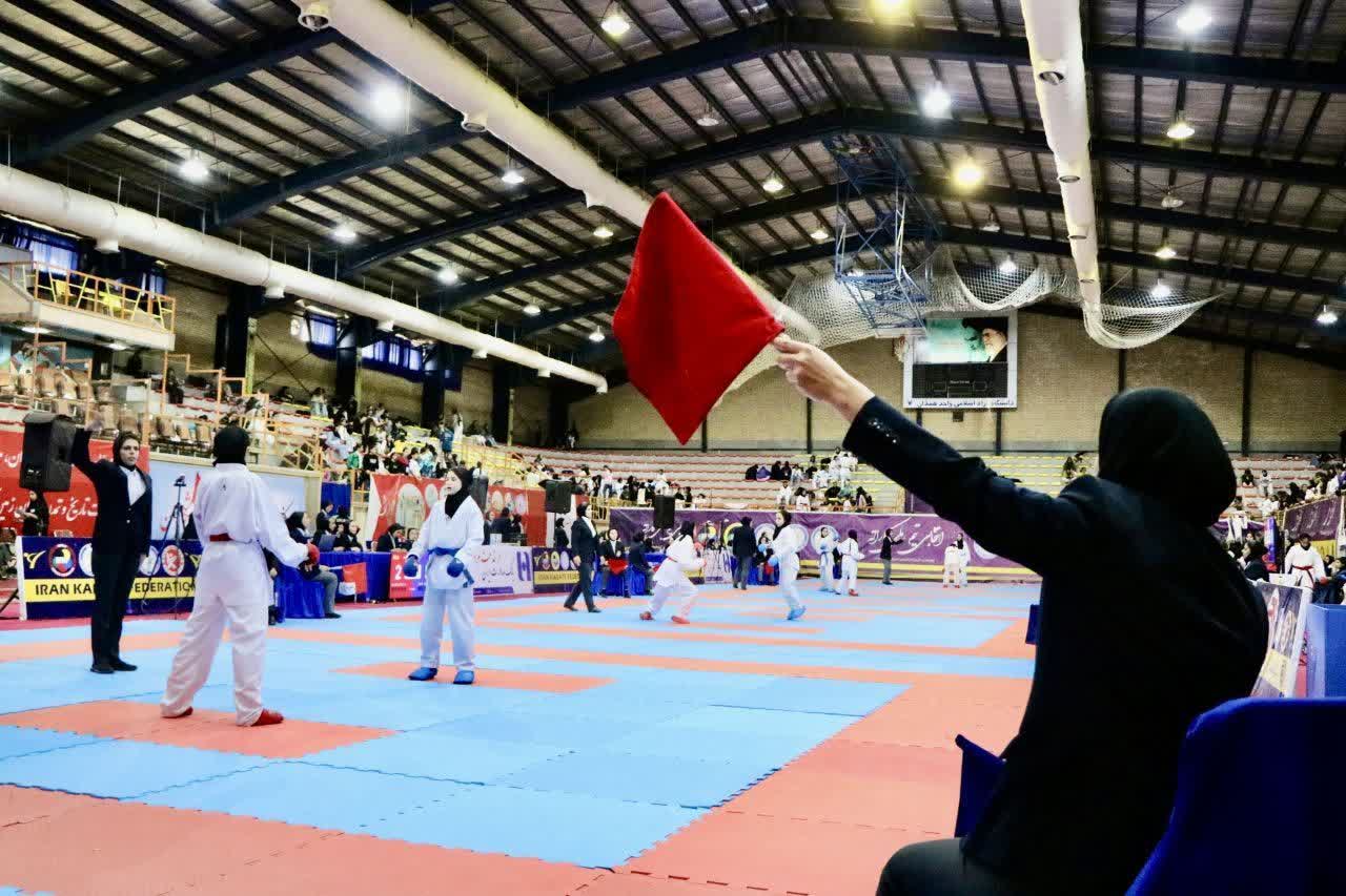 مازندران قهرمان دو رده سنی کاراته كشور شد