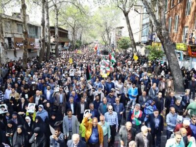 راهپیمایی روز قدس در مازندران برگزار شد/تصاویر