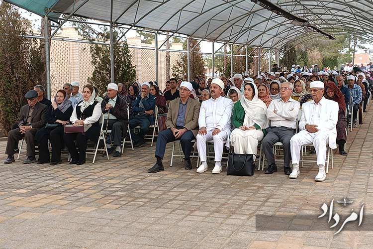 گزارش تصویری برگزاری جشن فروردینگان در آرامگاه زرتشتیان یزد