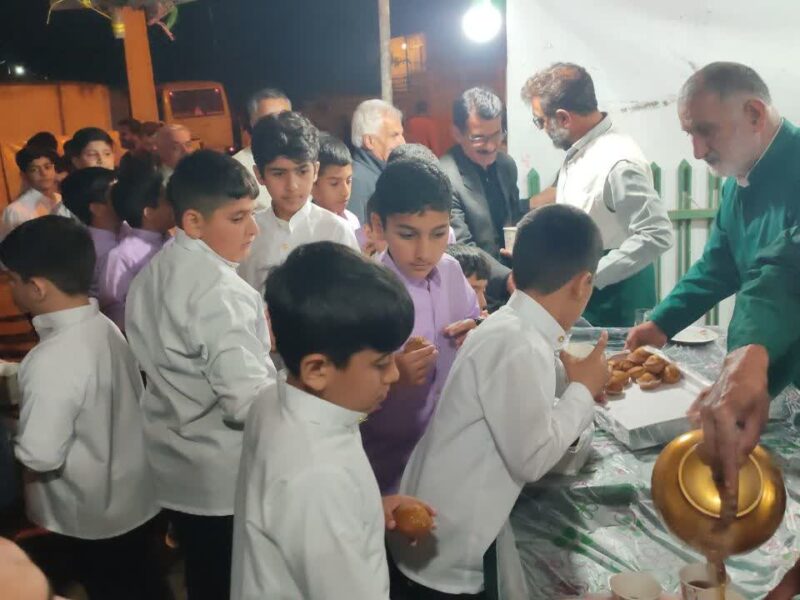 گزارش تصویری جشن امام رضایی به مناسبت دهه کرامت در روستای حاجی آباد ساری