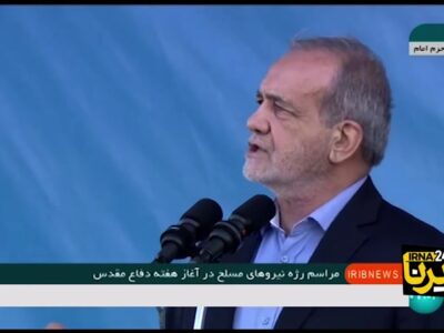 فیلم/هیچ اهریمنی جرأت حمله به خاک ما را ندارد