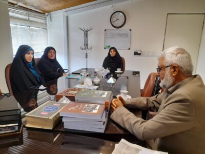 بازدید پژوهشگران مرکز صدا و سیمای مازندران از سازمان اسناد و کتابخانه ملی استان