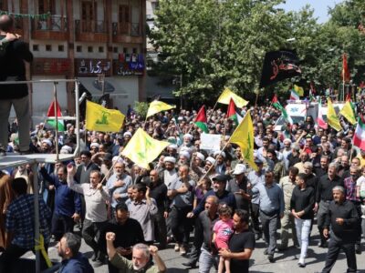 مراسم تشییع شهدای ساری به همراه راهپیمایی خشم و نصر برگزار شد