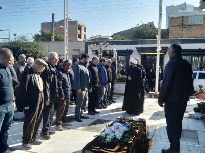 حاجخانم رهبر به آغوش خاک سپرده شد