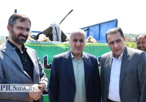 بازدید فرماندار و شهردار ساری از کمربندی شمالی محور سمسکنده