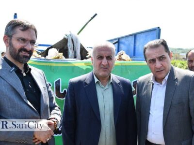 بازدید فرماندار و شهردار ساری از کمربندی شمالی محور سمسکنده