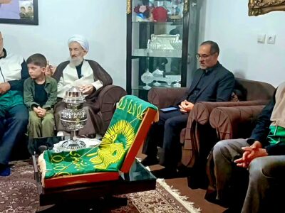 خادمیاران رضوی از خانواده شهید «محمدقدرتی» تجلیل کردند
