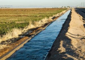 کانال های آبیاری کشاورزی روستای برگه بار دیگر سیراب شد