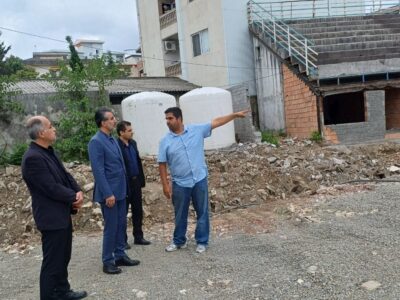 بازدید مديرکل ورزش و جوانان از پروژه های ورزشی شهرستان چالوس
