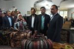 نمایشگاه دستساختههای بانوان در میاندرود در حال برگزاری است