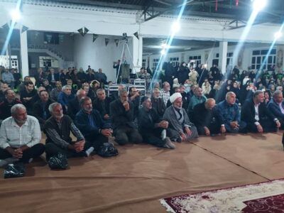 مراسم «شبی با قرآن» در سیویکمین یادواره ۱۵۵ شهید منطقه دودانگه برگزار شد