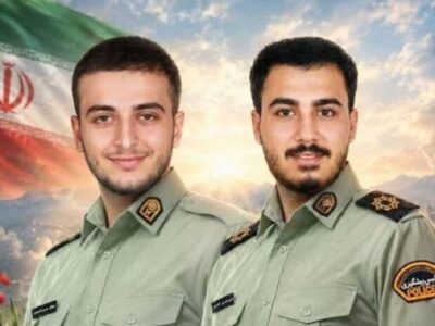 پیکر مطهر ۲ شهید مدافع امنیت با حضور باشکوه مردم در ساری تشییع شد